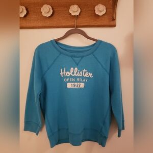 Blue hollister sweater